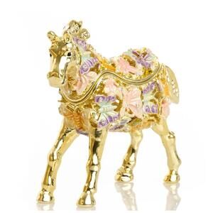 Keren Kopal - Golden Horse Decorated with butterflies